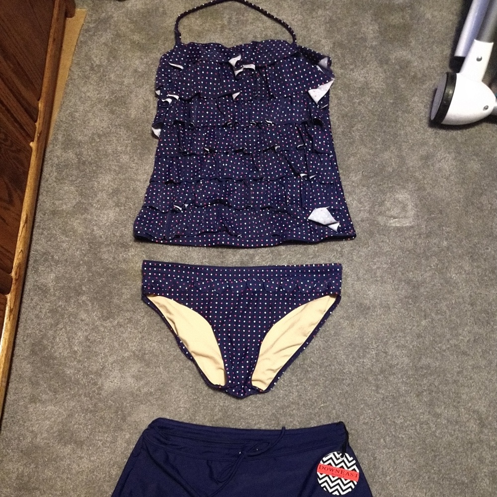 Downeast Basics Tankini (and skirt) Swimsuit